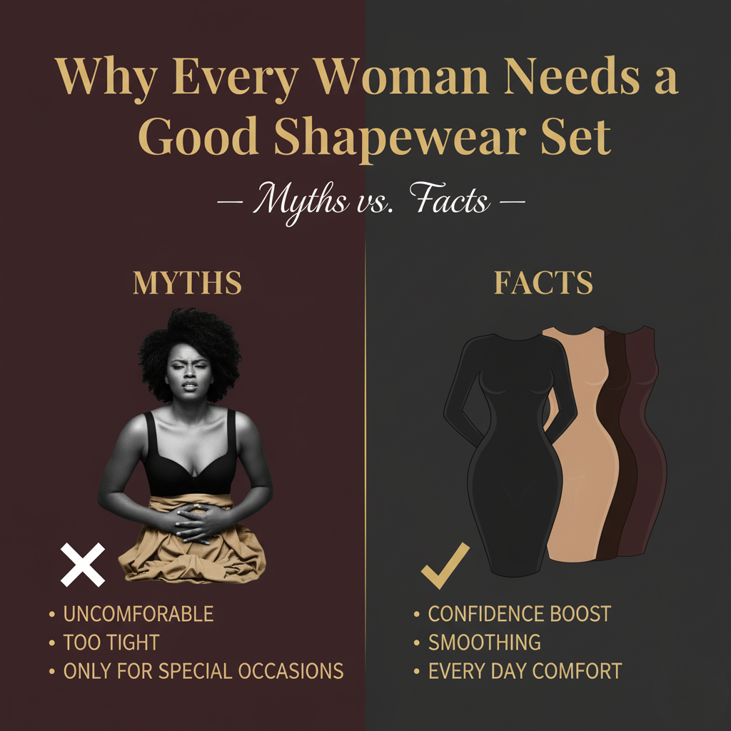 Why Every Woman Needs a Good Shapewear Set — Myths vs. Facts
